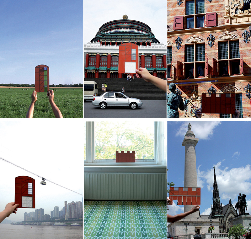 6 out of 40 postcard designs for Postcard Sale - de Loods (Silo) Groningen, the Netherlands /  2013 
