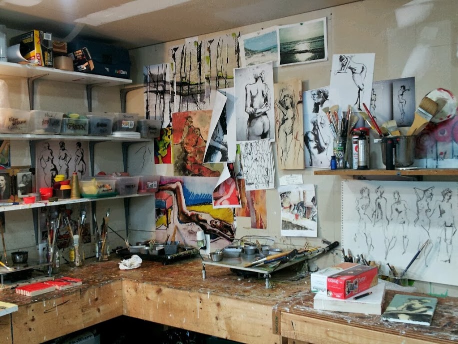 Sandra Sedmak-Engal's studio